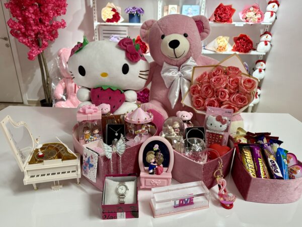 Aşk ve Işıltı Sevgiliye Hediye Kutusu Premium Deluxe Hediye Seti