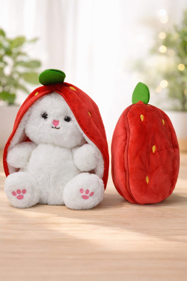 Peluş Çilek Tavşan