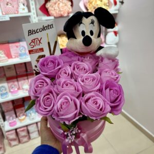 Minik Fare Çiçek Kutusu