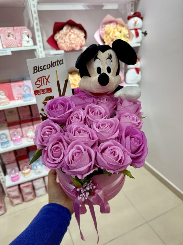 Minik Fare Çiçek Kutusu