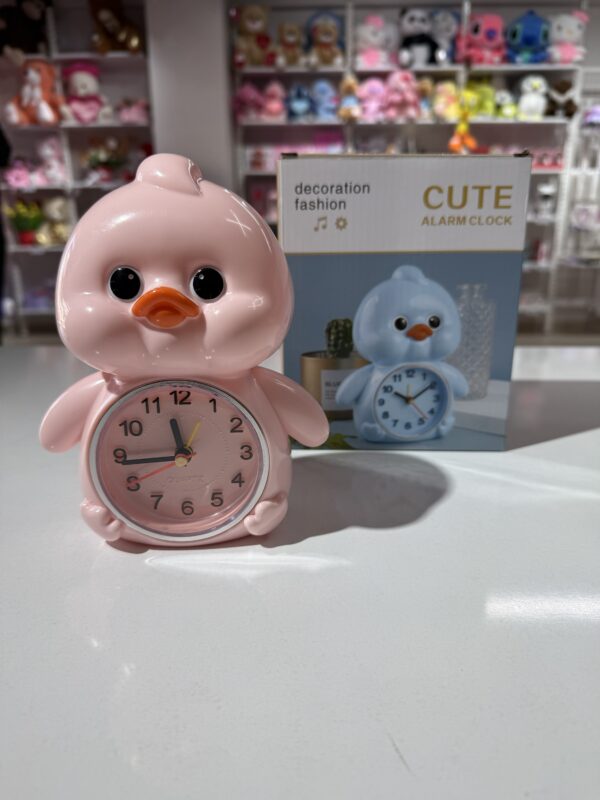 Civciv Figürlü Alarmlı Masa Saati