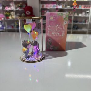 Balonlu Sevgili Modelli Biblo Işıklı